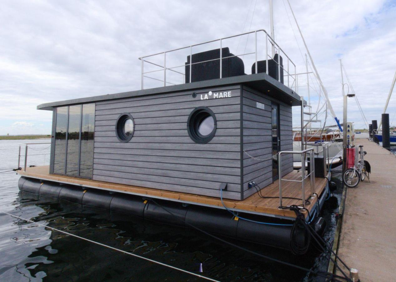Hausboot Fjord Lacerta Mit Dachterrasse In Wendtorf Dış mekan fotoğraf